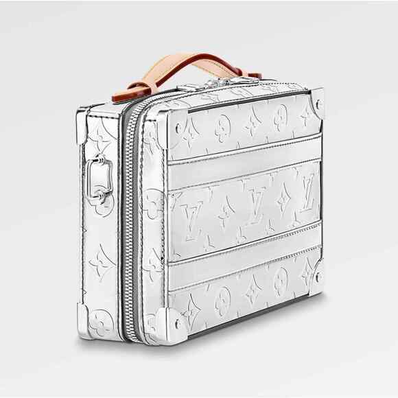 Louis Vuitton Mirror Silver Handle Trunk Virgil Monogram Shoulder Crossbody Bag - Picture 5 of 12